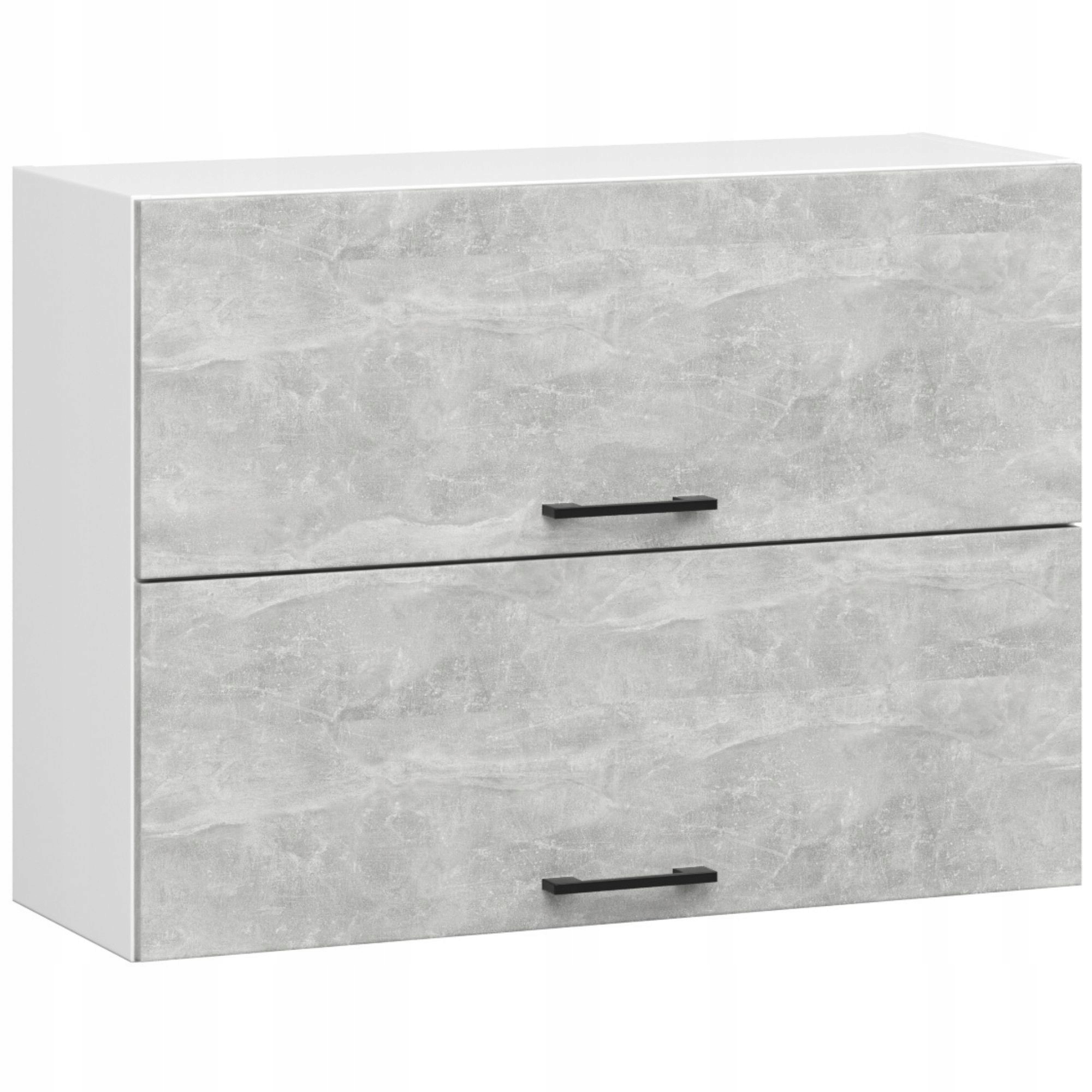 Skříňka Oliwia W80 G2 H580 Bílá Beton Akd
