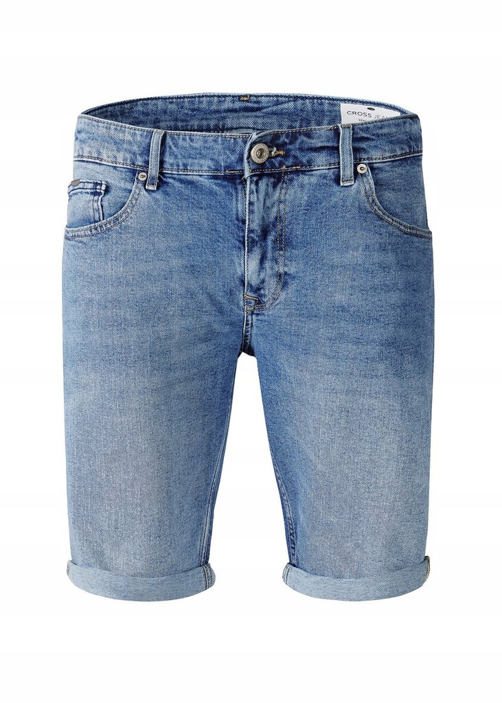 Pánské modré džínové kraťasy Cross Jeans A565-157 29