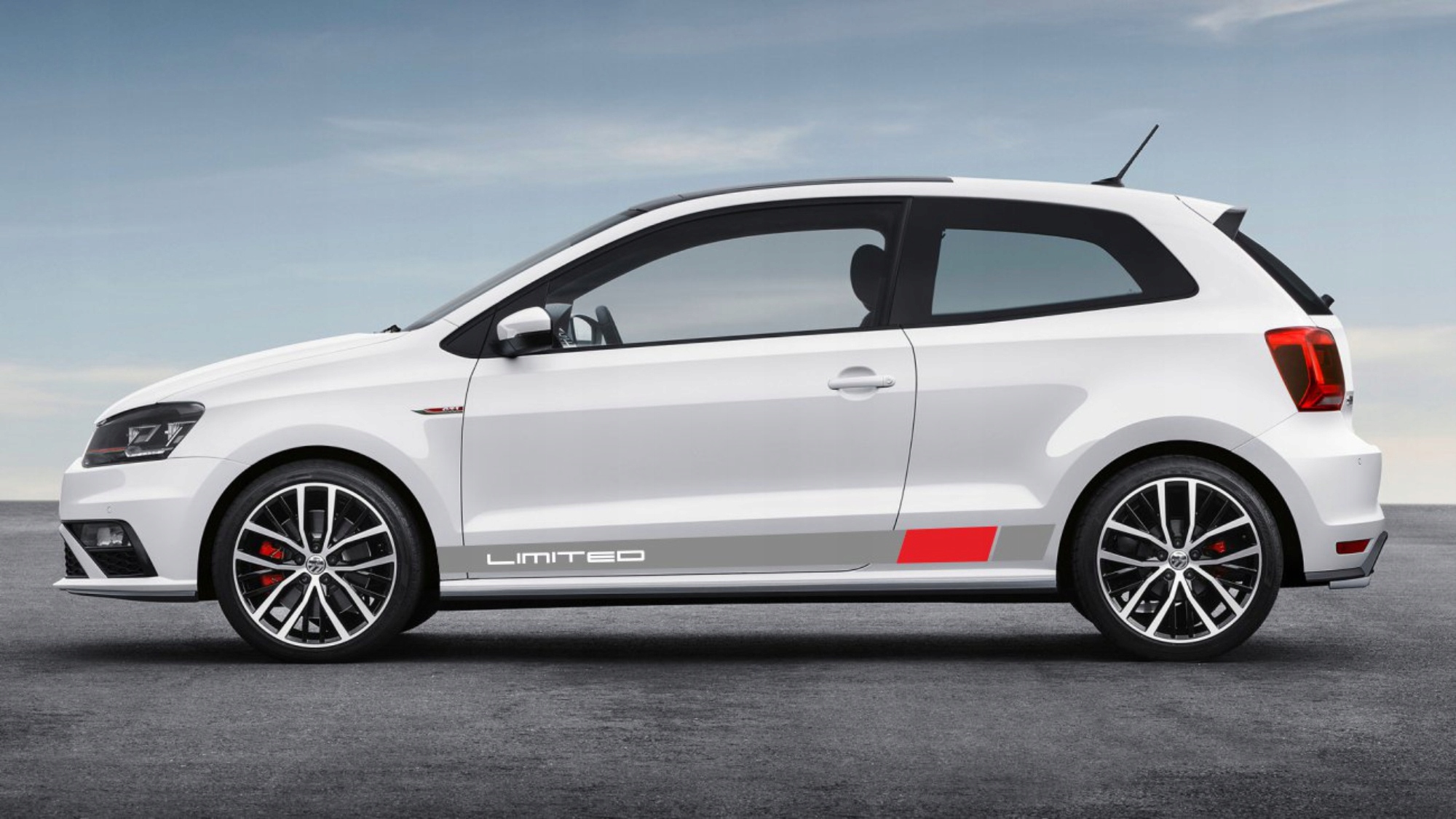 Samolepky na Vw Polo boční pruhy 02