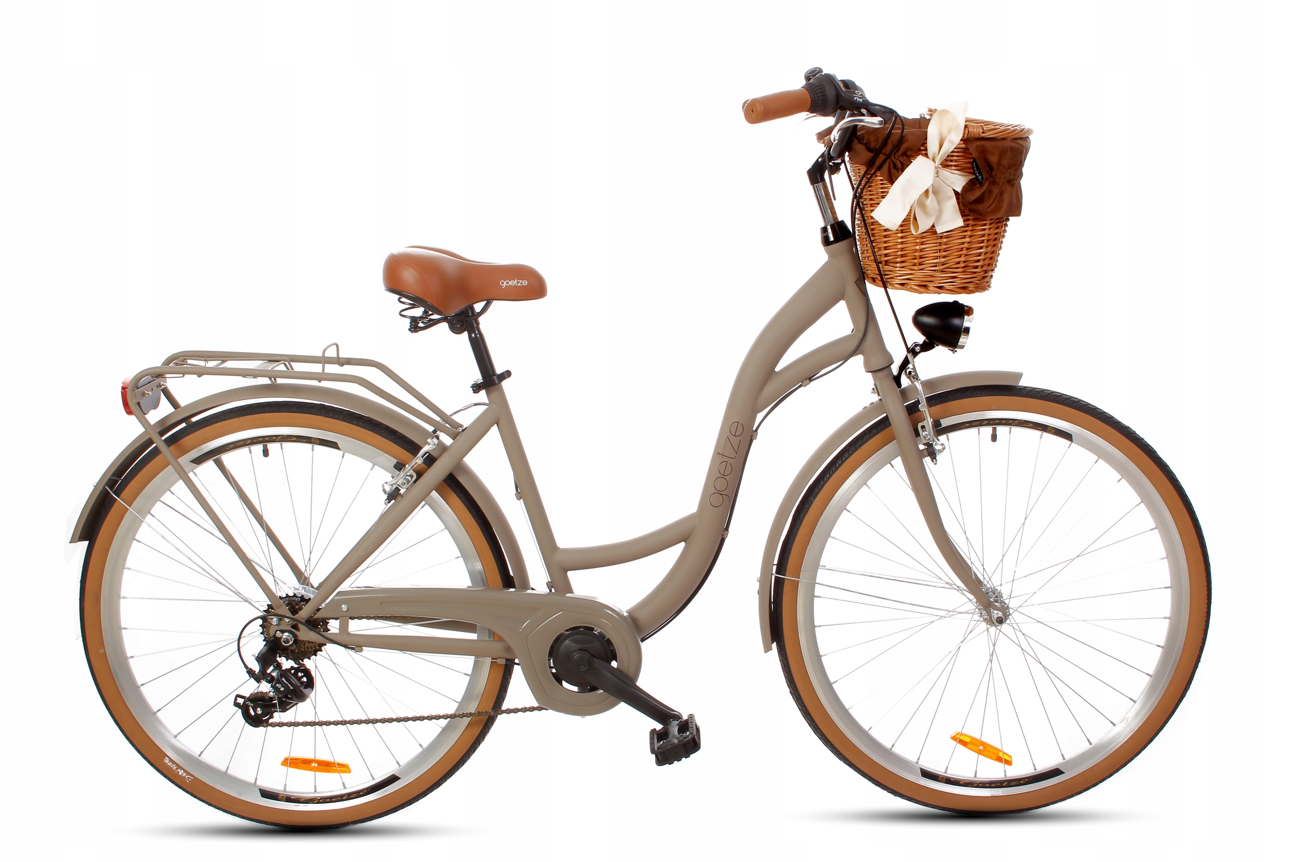 Городской велосипед GOETZE Mood 28 женский с корзиной Shimano