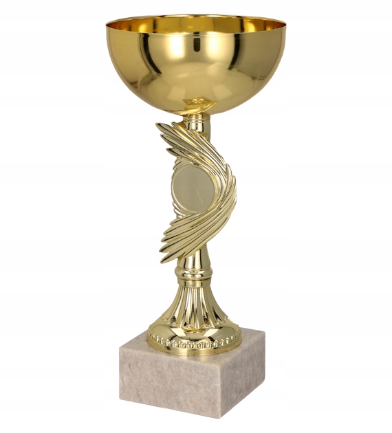 Puchar metalowy złoty Zafira 18.5cm