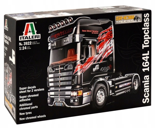 1:24 Scania 164L Topclass Showtruck