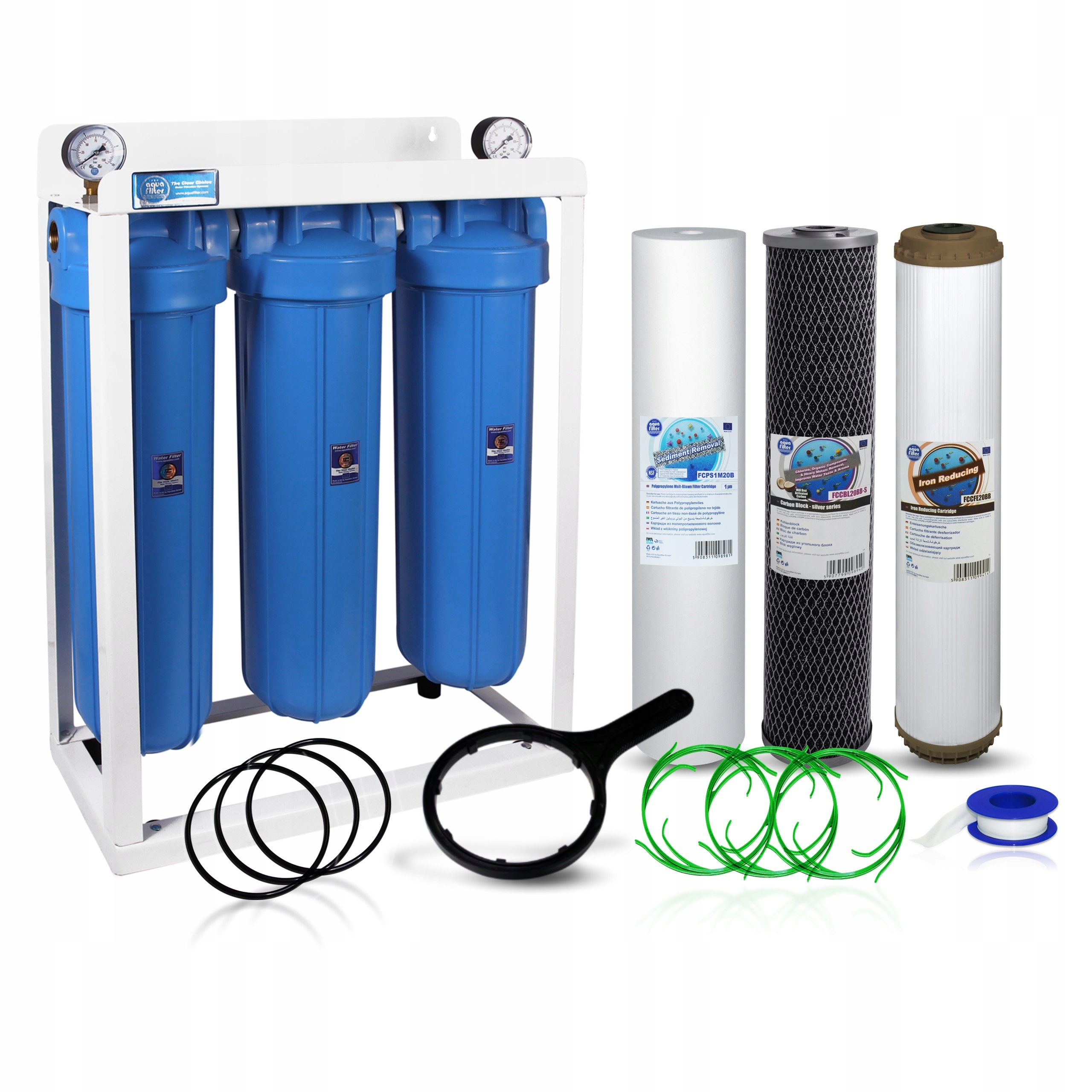 

HHBB20B Filtr do wody odżelaziacz Big Blue 1''