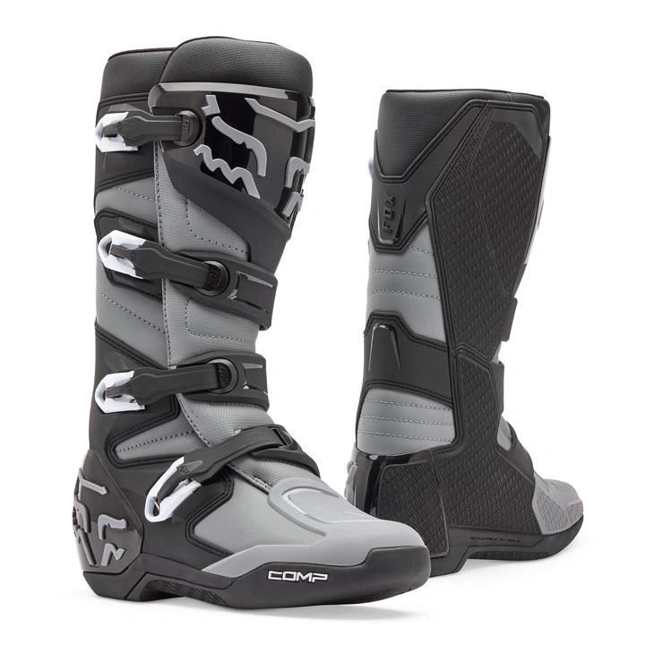 Motocyklové topánky enduro Fox Comp Black/grey čierna šedá Darčeky
