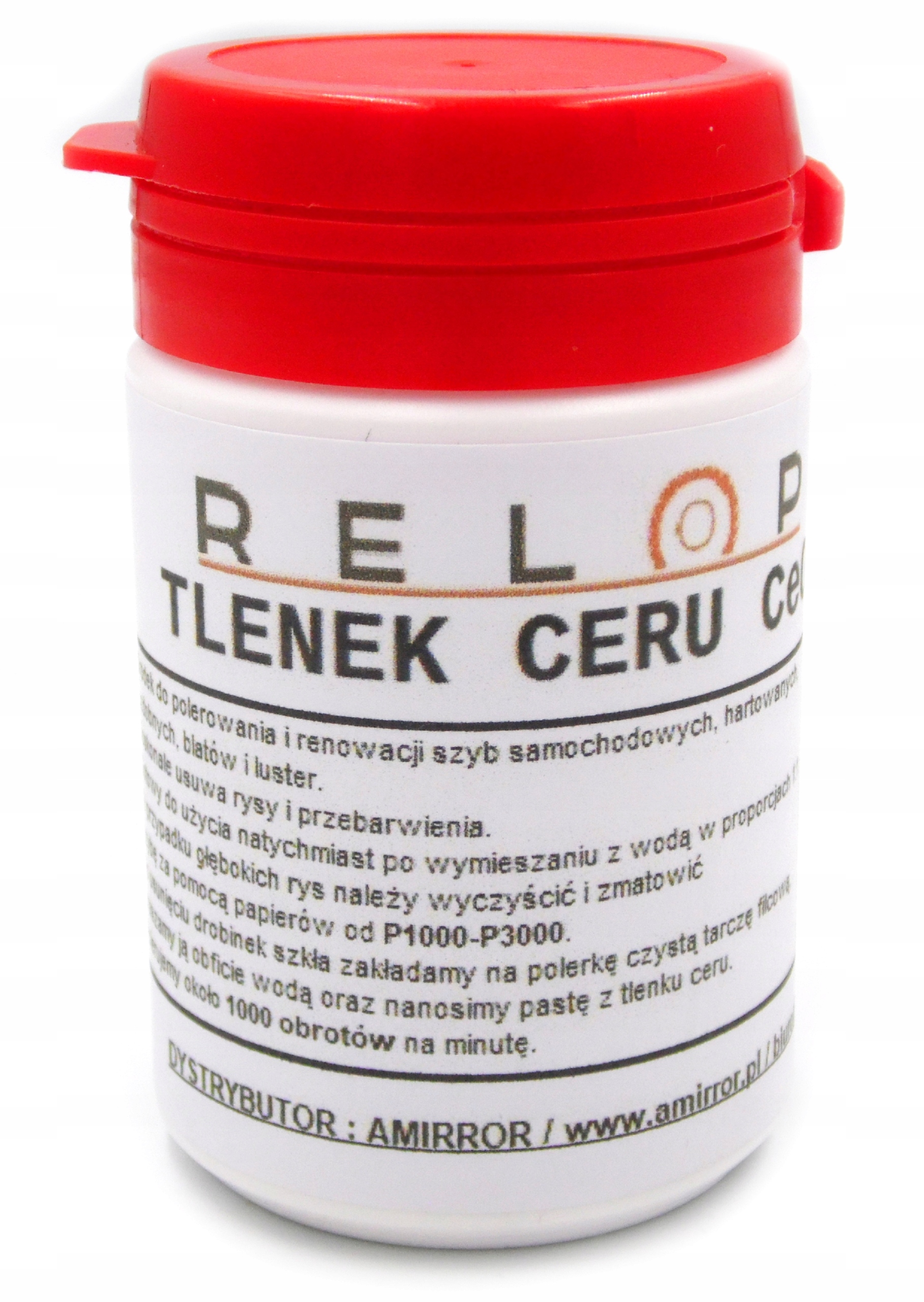 

Tlenek Ceru Polerowanie Szyb Szkła 100 g Relop
