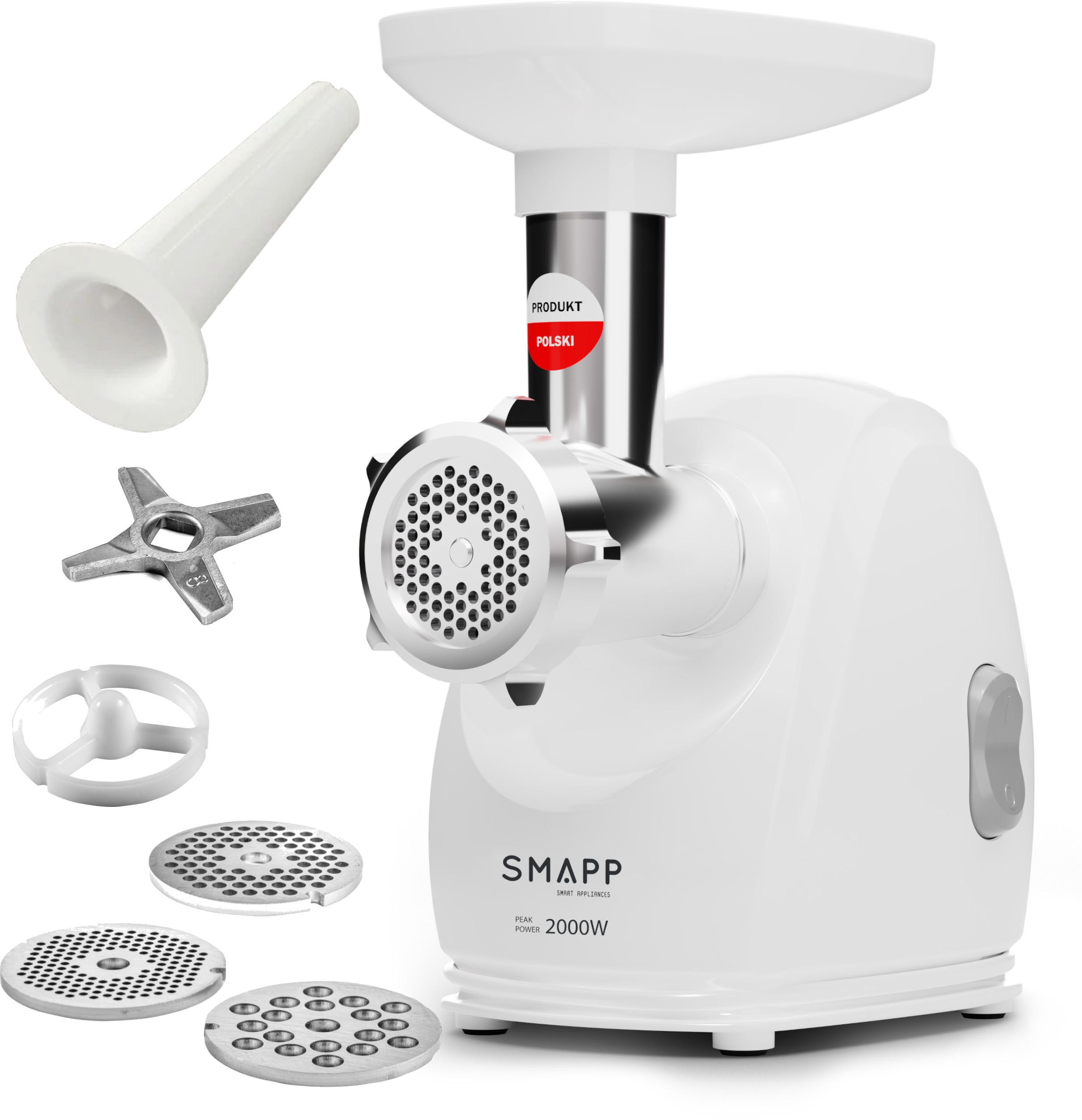 

Maszynka Do Mielenia Mięsa Smapp 489.8 Biała 2000W