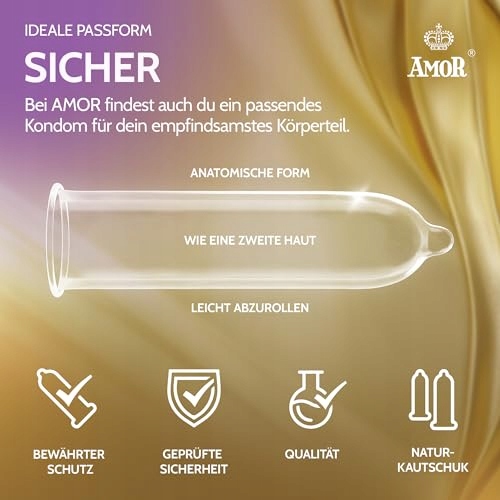 AMOR Premium Mix Specjalny Zestaw Próbny Różnorodność 53/54 mm 100 Sztuk — miniatura 3