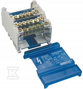 Blok Dystrybuc.czteropolowy Td 80/100AL