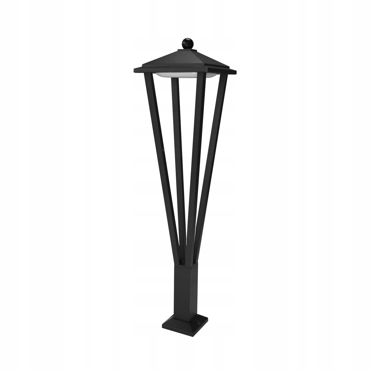Bons Moderní černá zahradní Led lampa 12W 3000K IP54