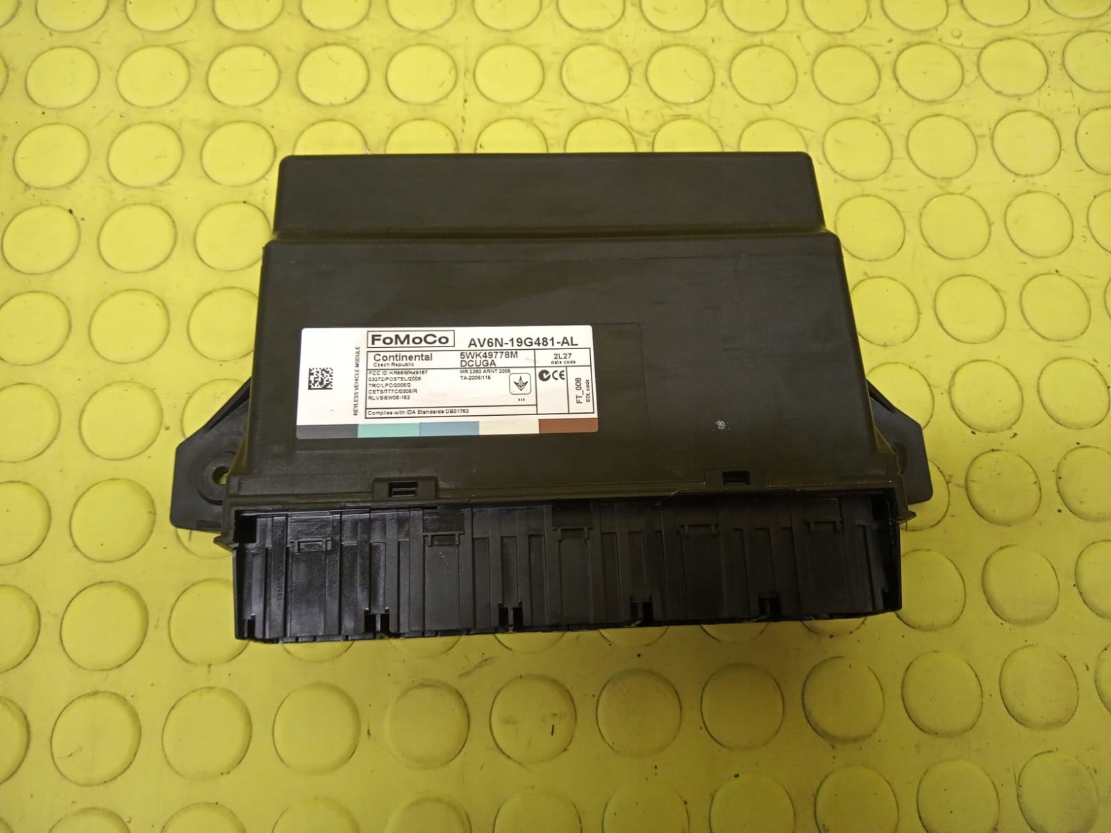 FORD C-MAX Unité commande confort AV6N19G481AL