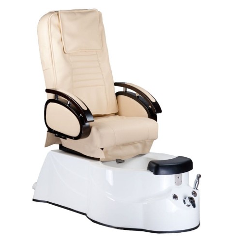 Křeslo na pedikúru s masáží BR-3820D Krémové