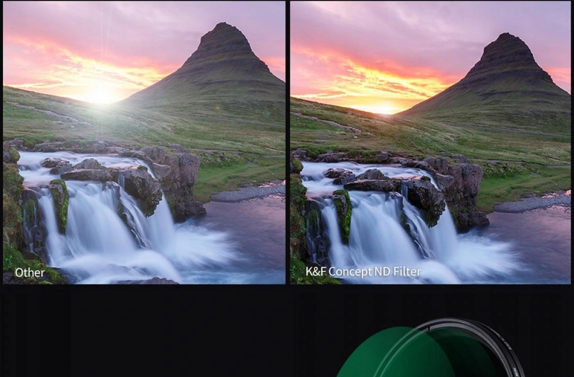 FILTR K&F CONCEPT FADER SZARY REGULOWANY ND3-ND1000 72 mm 72mm Model KF01.1836