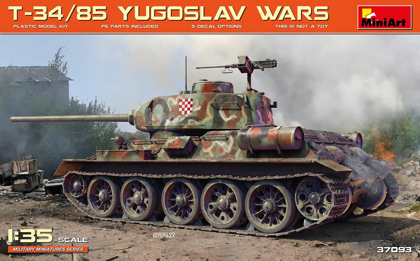 T-34/85 Jugoslávské války 1:35 MiniArt 37093
