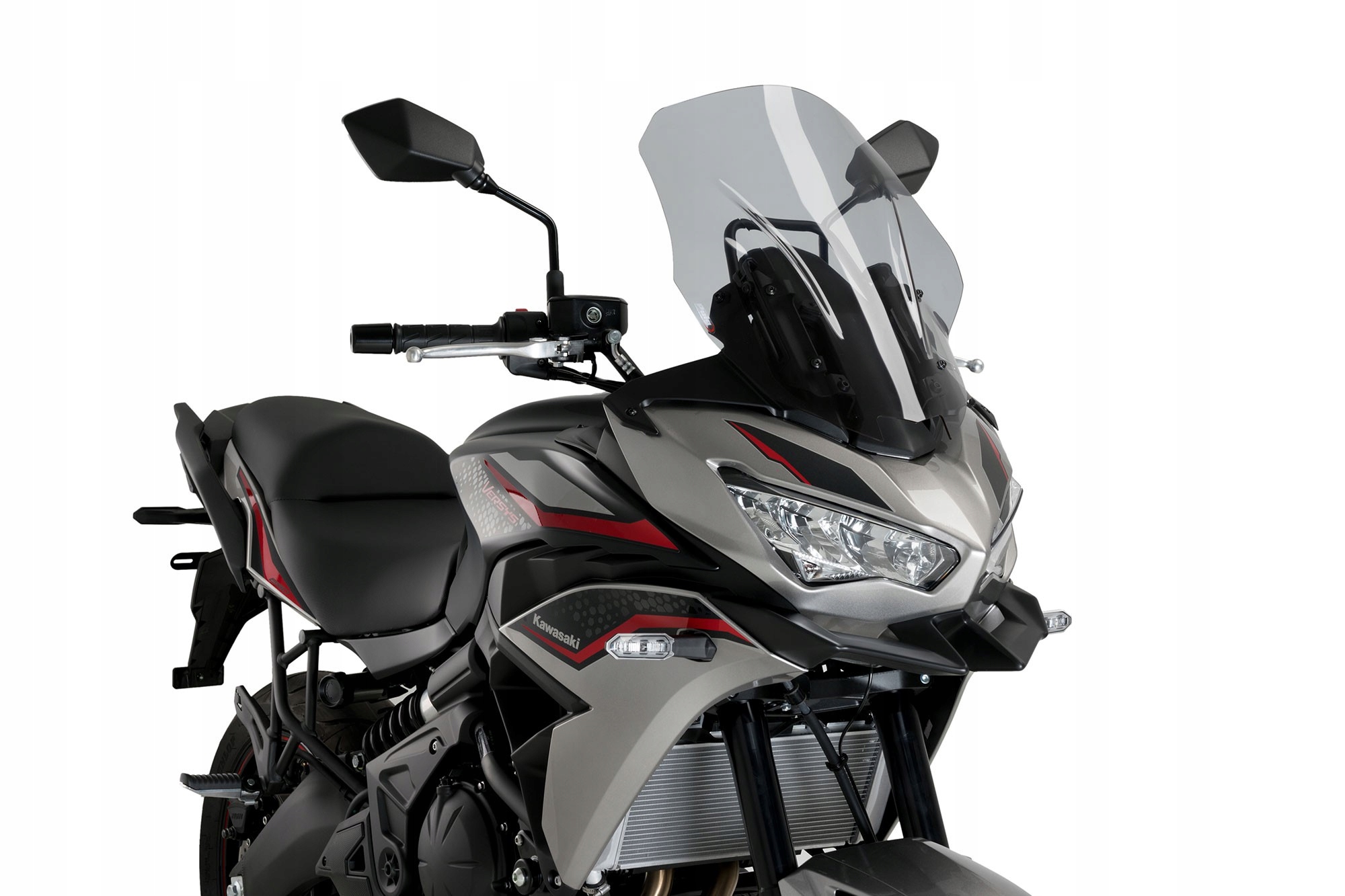 Turistické sklo Puig pre Kawasaki Versys 650 22-25 Mierne tónované (h)