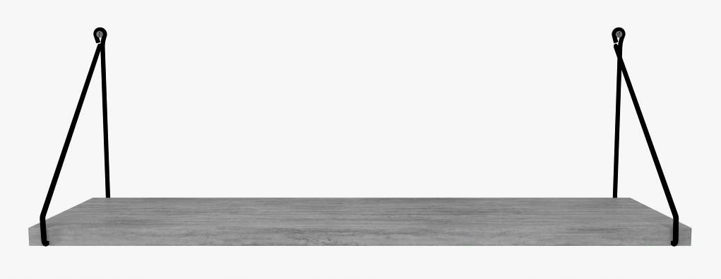 

Półka Wiszaca 20x80cm Styl Skandynawski Loft Elad