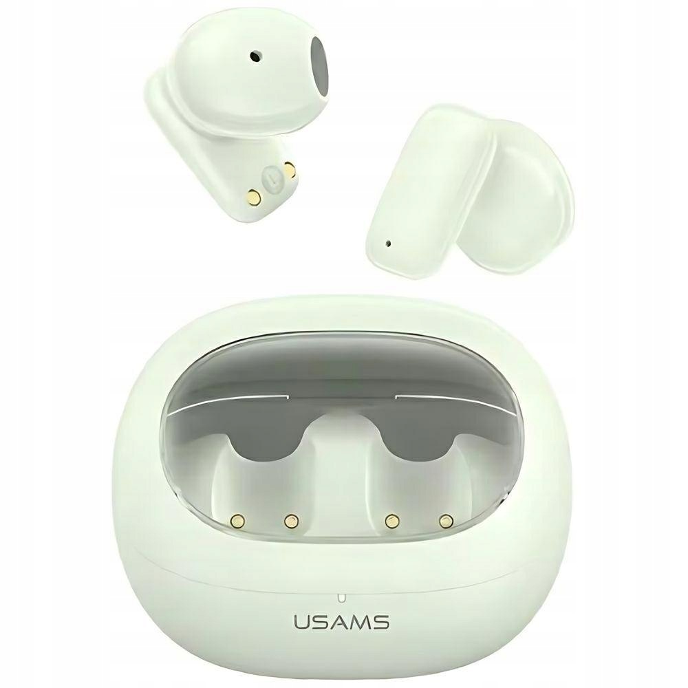 Usams Słuchawki Bluetooth 5.3 Twstd Series bezprzewodowe zielony/green Bhut