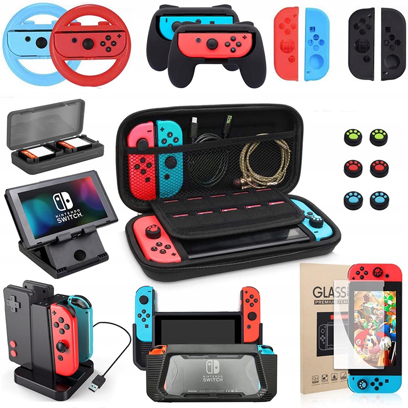 Zestaw akcesoriów do przełączników Nintendo Switch