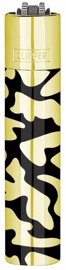 Zapalniczka Clipper Metal Camouflage Gold