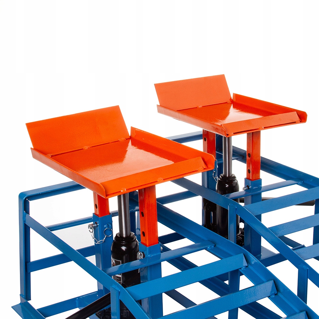 RAMPY NAJAZDY SAMOCHODOWE Z PODNOŚNIKIEM HYDRAULICZNYM PLATFORMY 2SZT MOCNE Kod producenta C80120