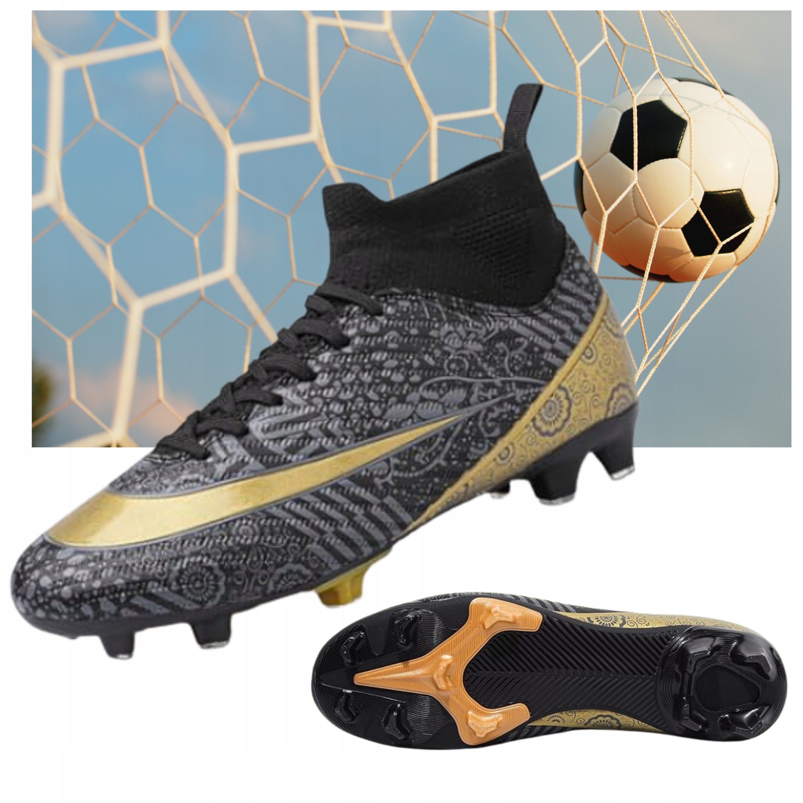 Korkové Fotbalová obuv tréninkové pánské kopačky na fotbal, sportovní lanka Fg