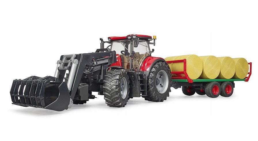 

03198 Bruder Traktor Optum 300 CVX Z Przyczepą