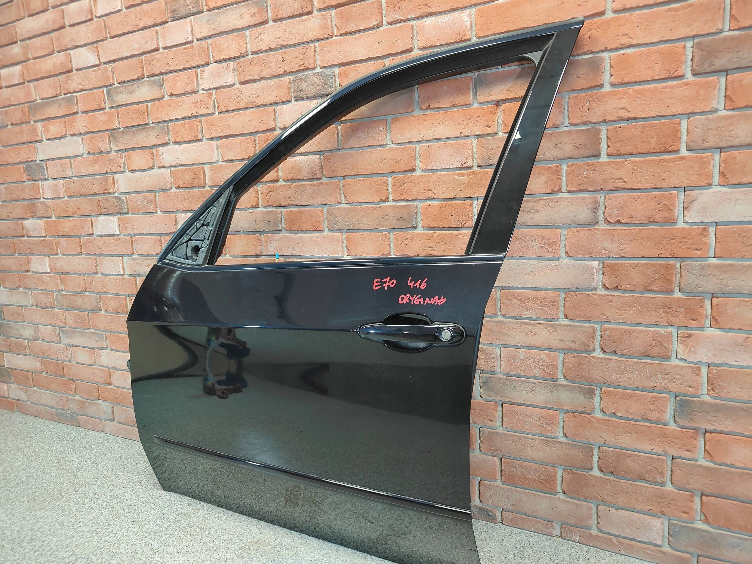 DRZWI LEWY PRZÓD LEWE PRZEDNIE BMW X5 E70 416 CARBONSCHWARZ Strona zabudowy przód - lewa