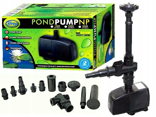 

Pompa Fontannowa Do Oczka Np 1500 l/h 25W H-1,9m