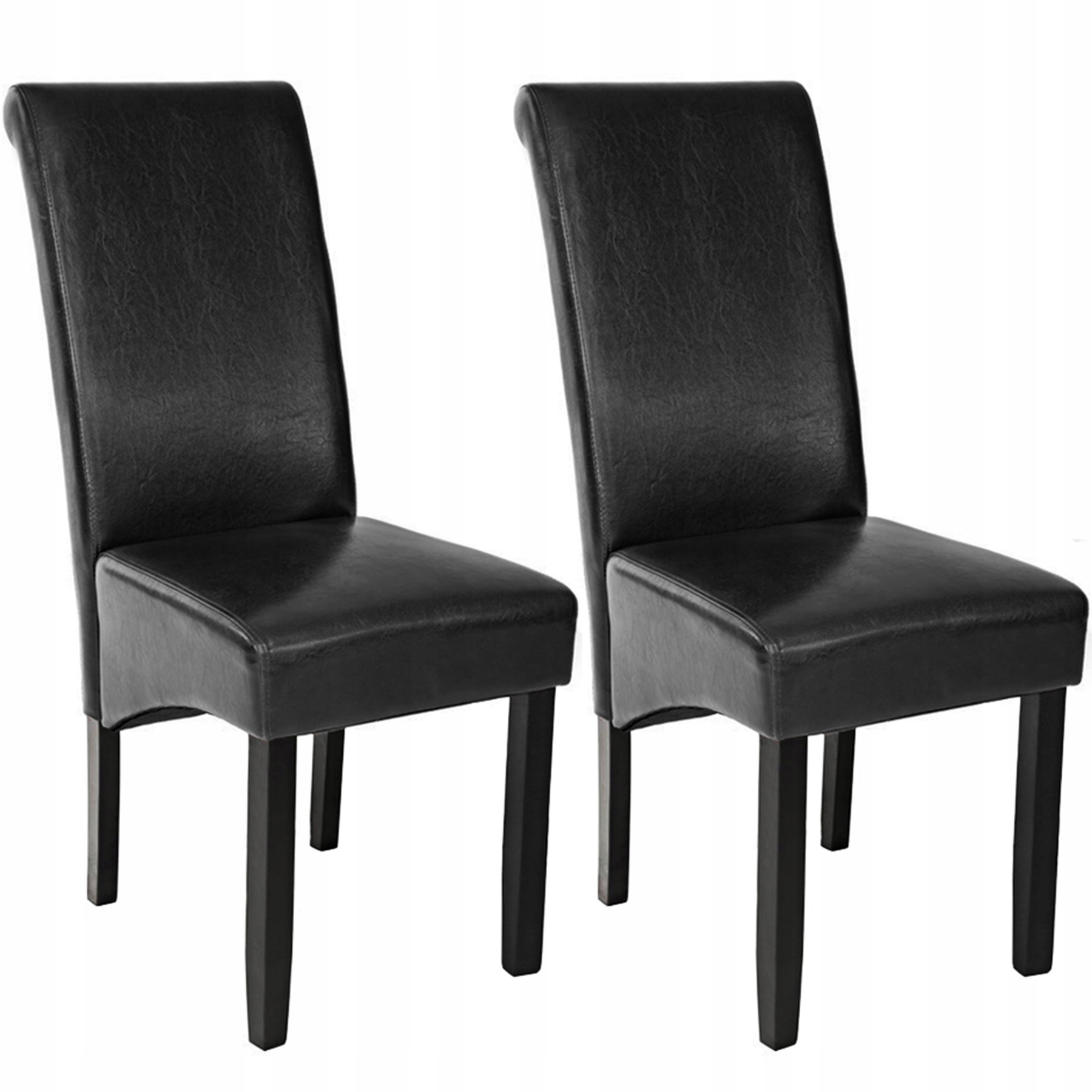 

2x Krzesło Jadalnia Kuchnia Salon czarne 401293