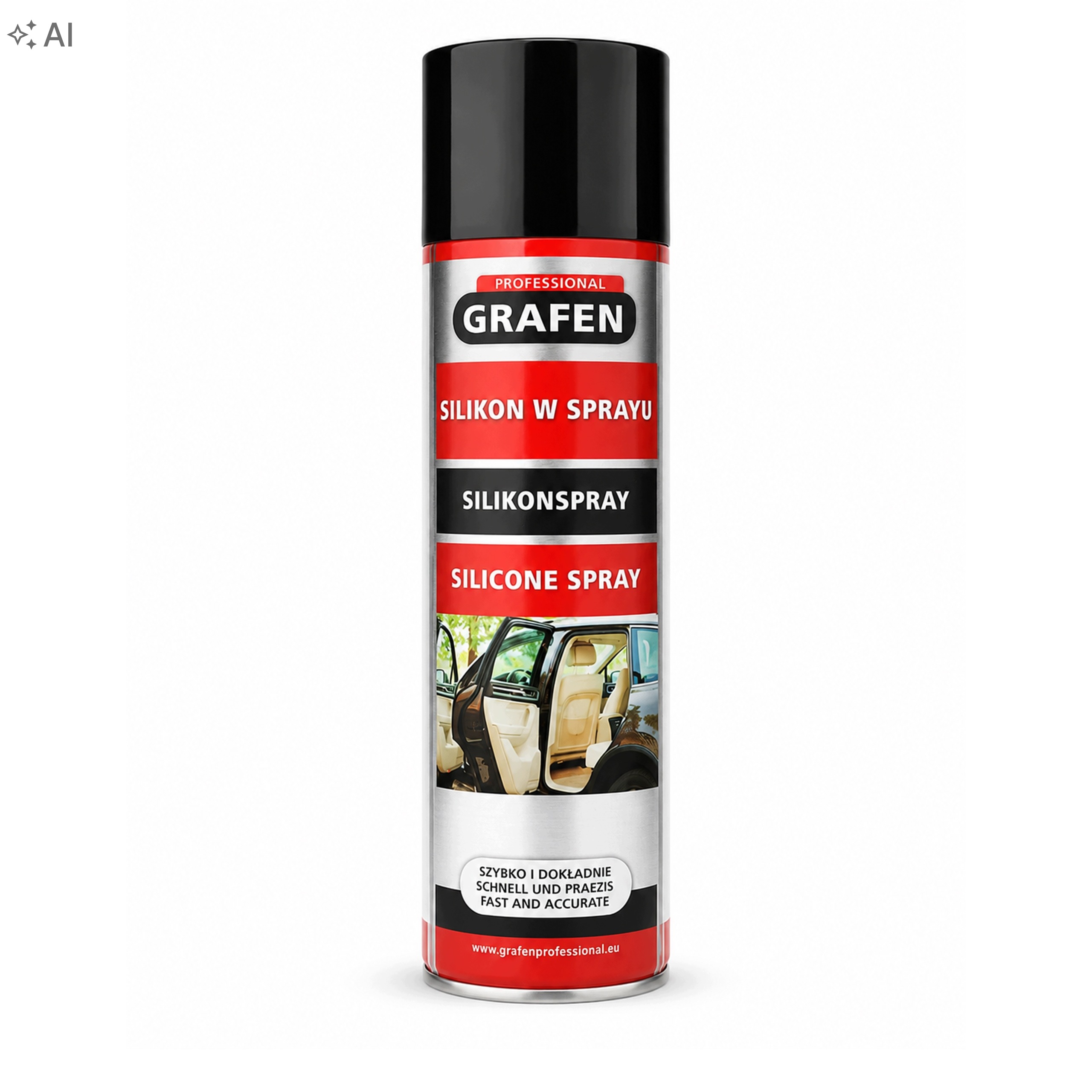 Silikon W Sprayu do uszczelek Grafen Professional bezbarwny 500 ml