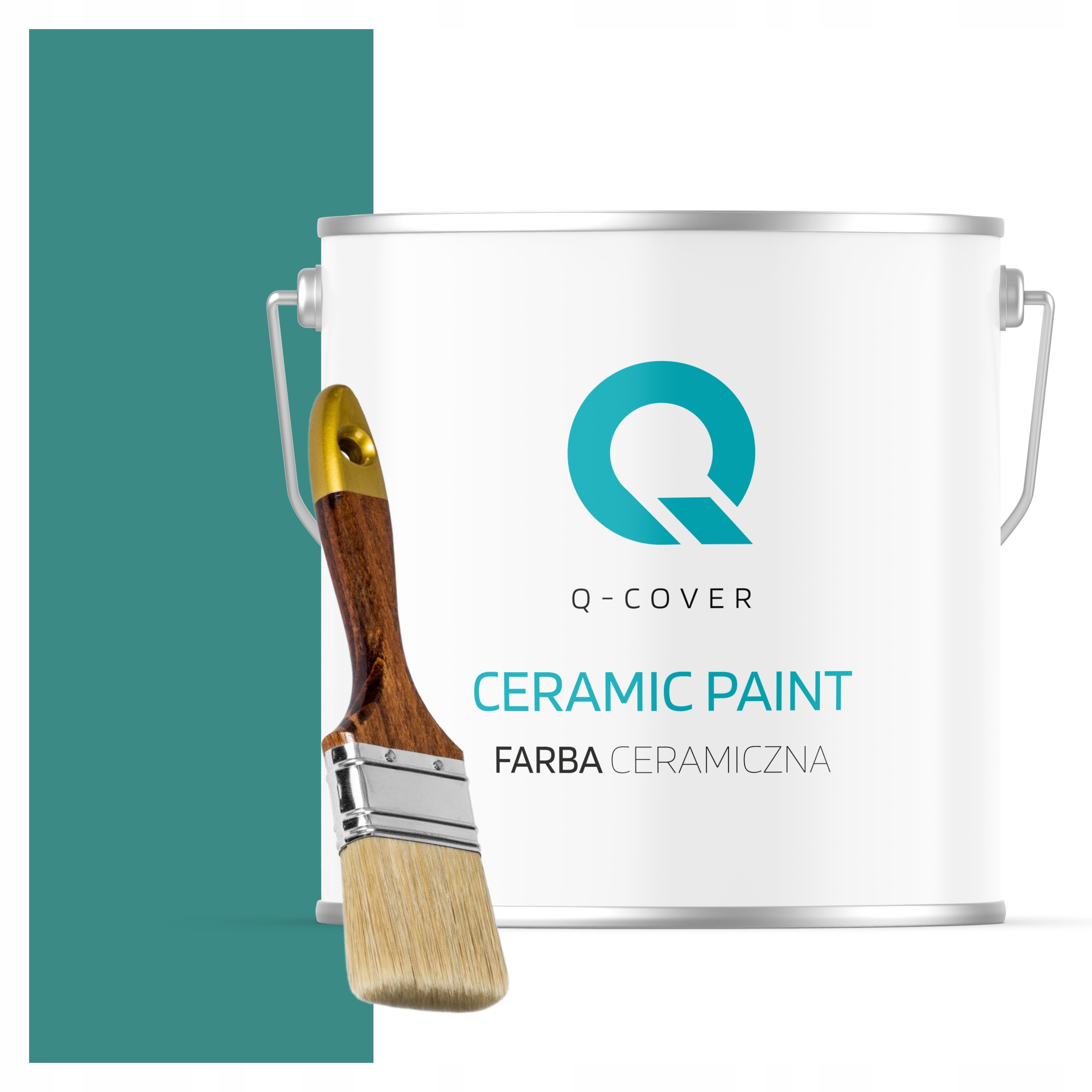 Keramická Farba Na Stenu Tyrkysová Tmavá H1421 5L Matná Štetec