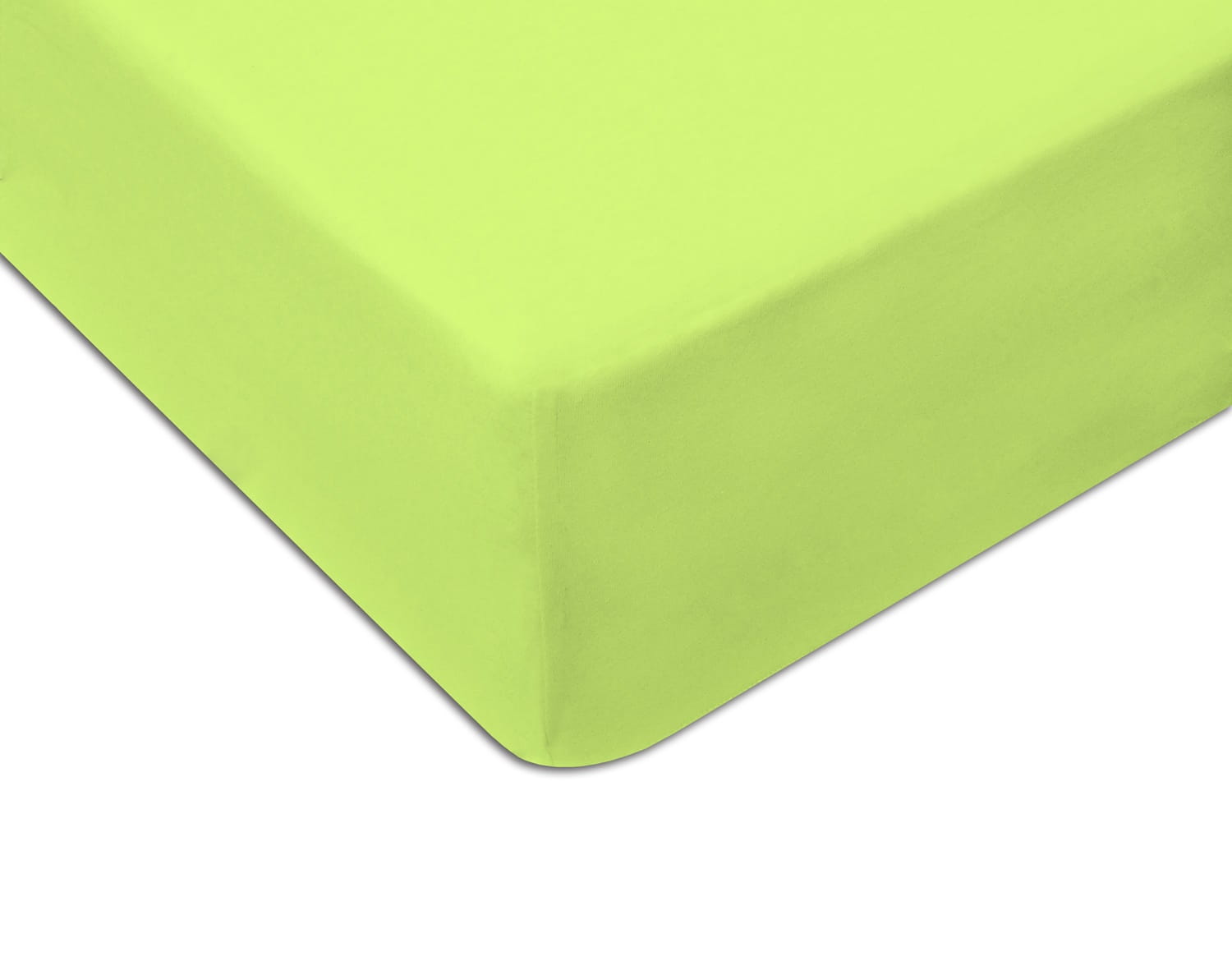 

Prześcieradło 70x140 Jersey do łóżeczka limonka