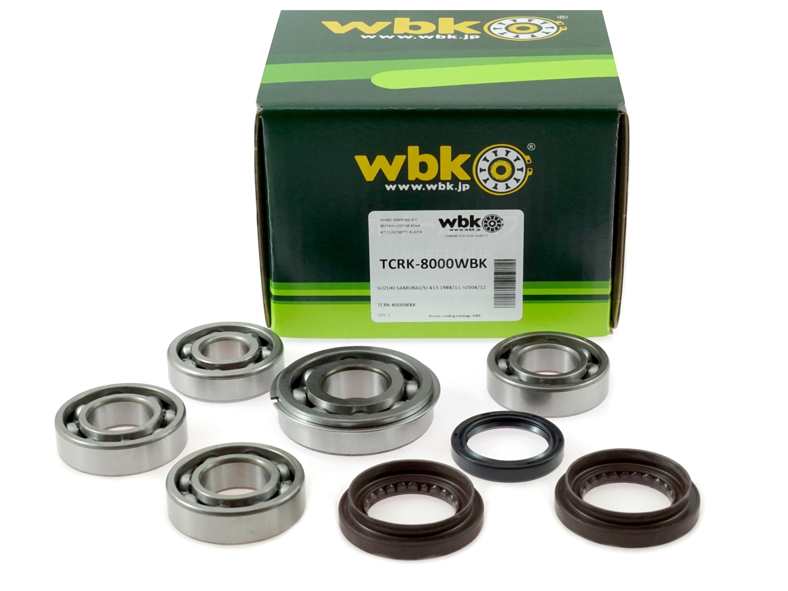 TCRK-8000WBK - КОМПЛЕКТ ПОДШИПНИКОВ РЕДУКТОРА SUZUKI SAMURAI