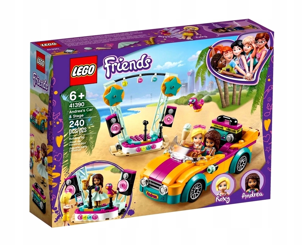 

Lego 41390 Friends Samochód i scena Andrei