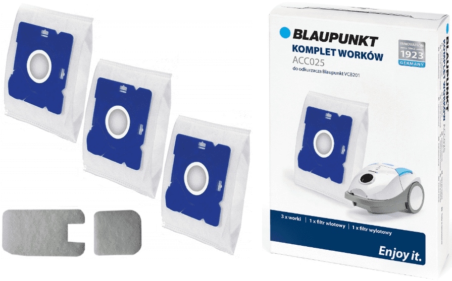 

Zestaw worków + filtry do Blaupunkt VCB201 Odkurza