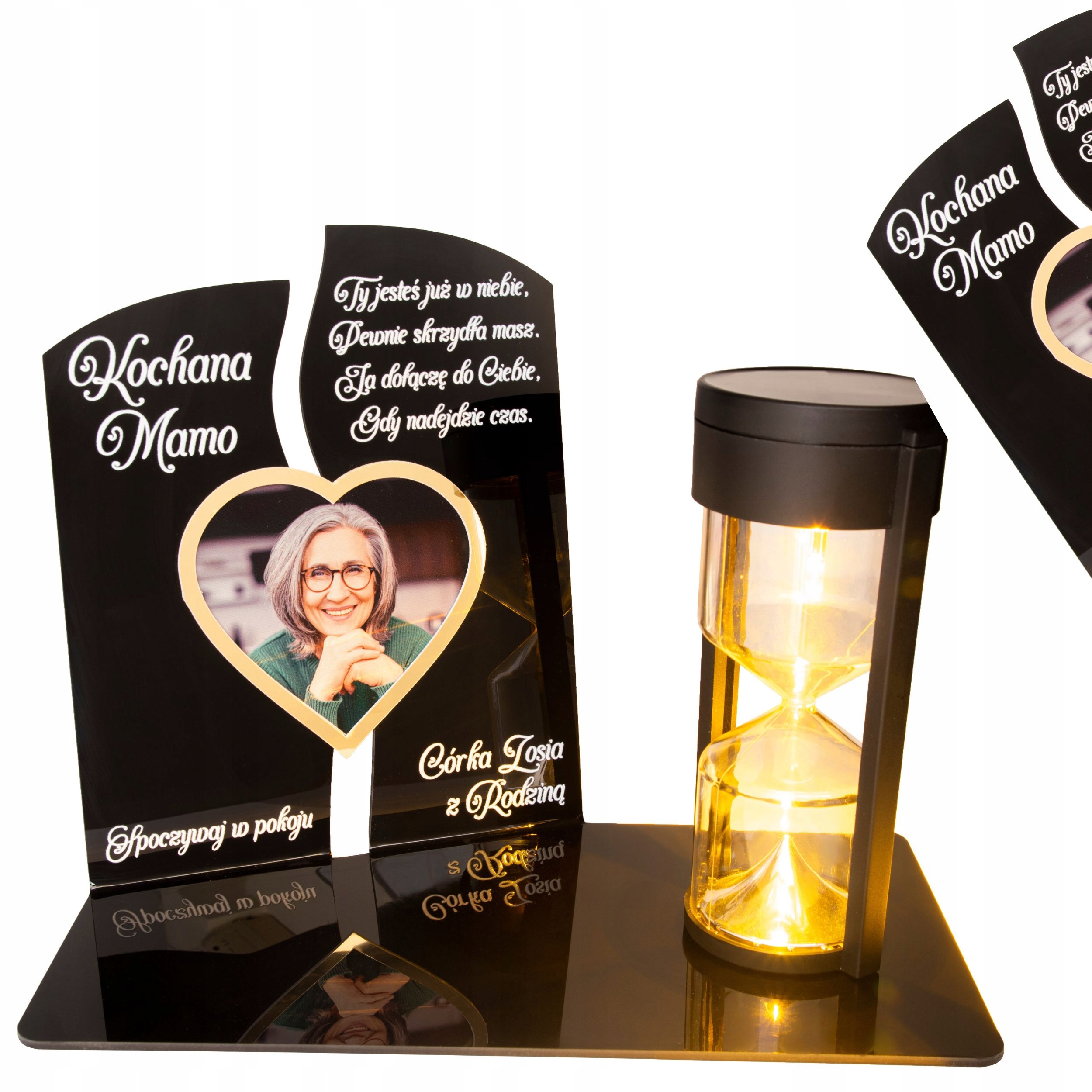 Věčná Hřbitovní Svíčka s fotografií, hřbitov pro maminku tatínka, babičku, dědečka