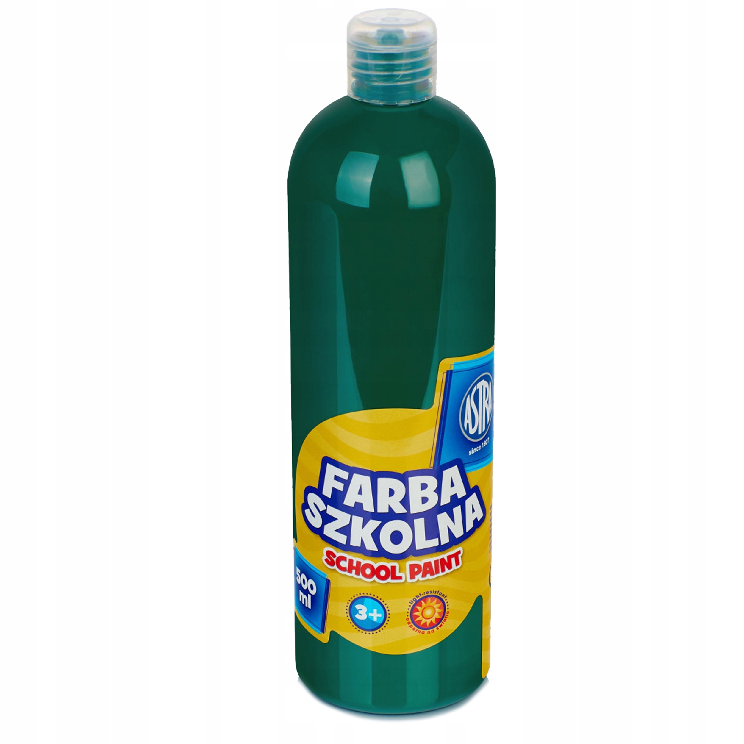 FARBA PLAKATOWA SZKOLNA ASTRA 500 ml C. ZIELEŃ