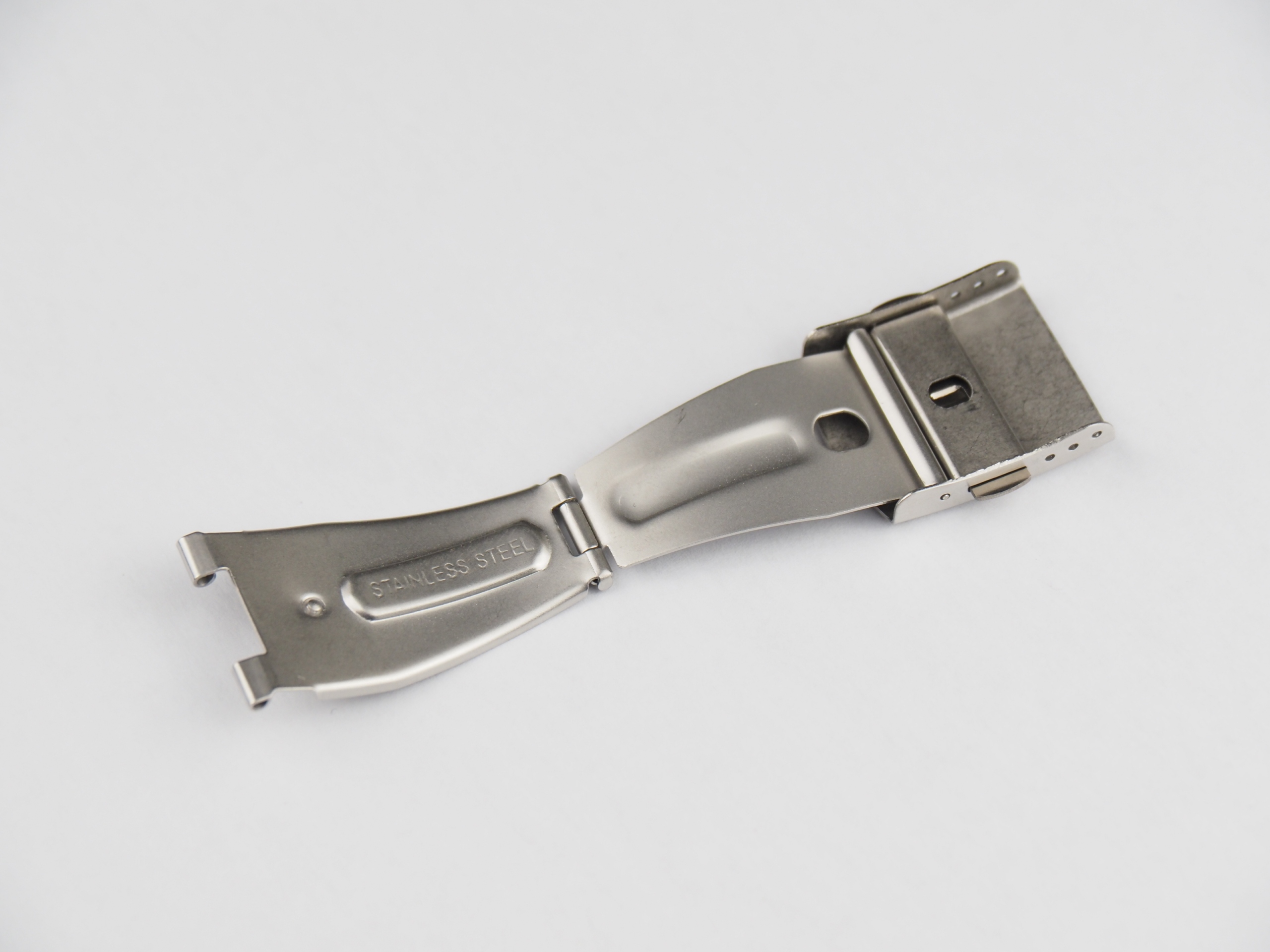 18 MM KLAMRA MOTYLKOWA DO PASKA BRANSOLETY CASIO Kolor sprzączki srebrny