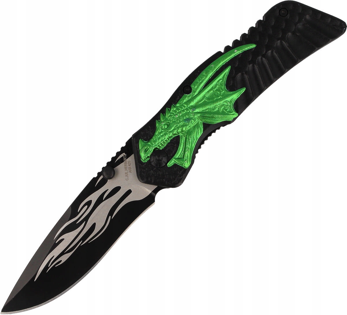 Nóż Herbertz Solingen GreenDragon DropPoint 582012