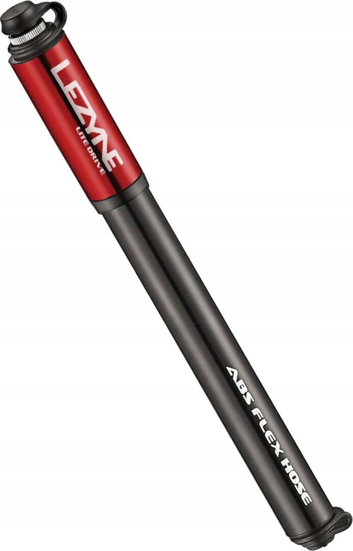 Pumpička na kolo Lezyne Lite Drive Hp M 216 mm Abs 11 bar červená