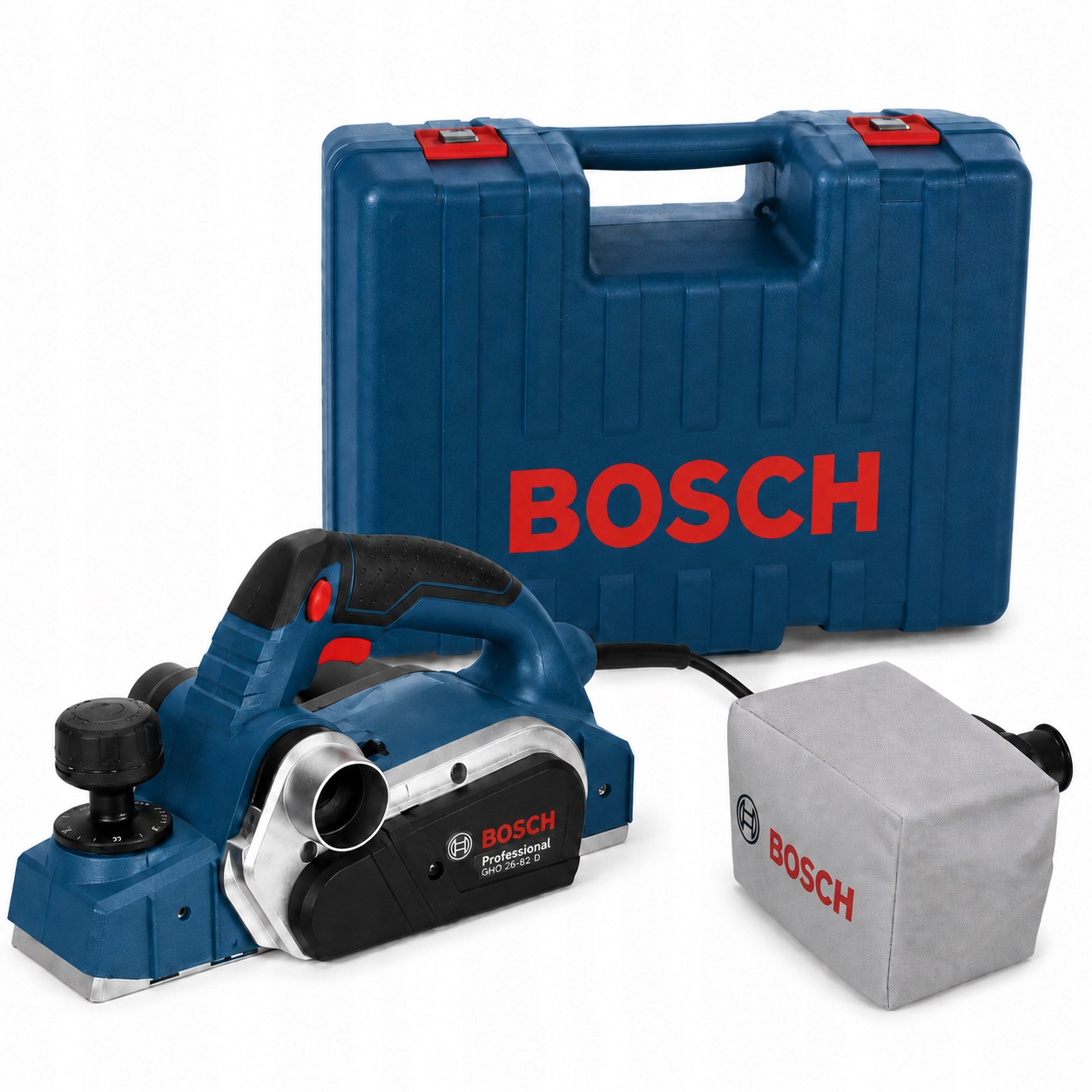 Bosch Gho 26-82 D Elektrický hoblík Hoblík Hebel Kufr