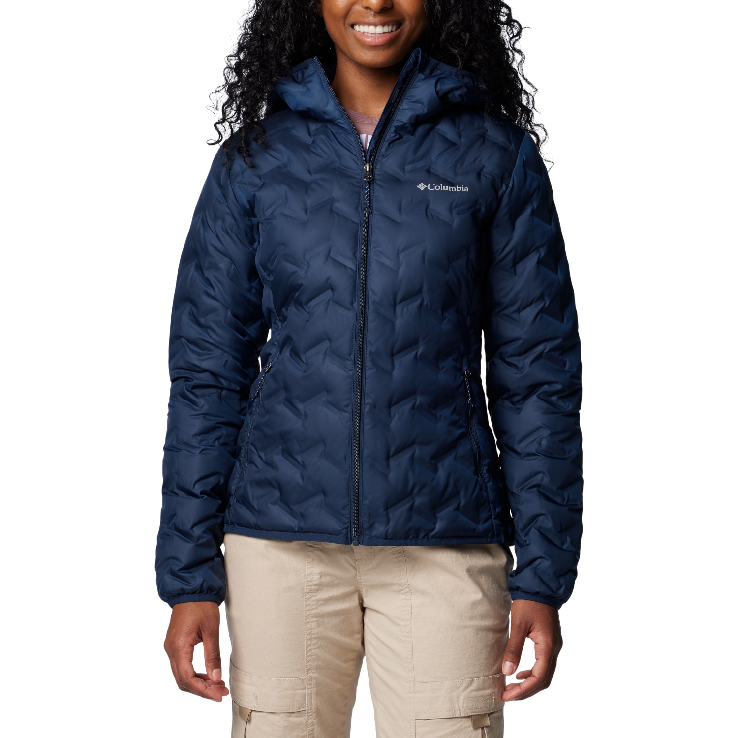 Columbia Delta Ridge II Down Hooded Jacket [M] Dámská bunda Polyester Hra