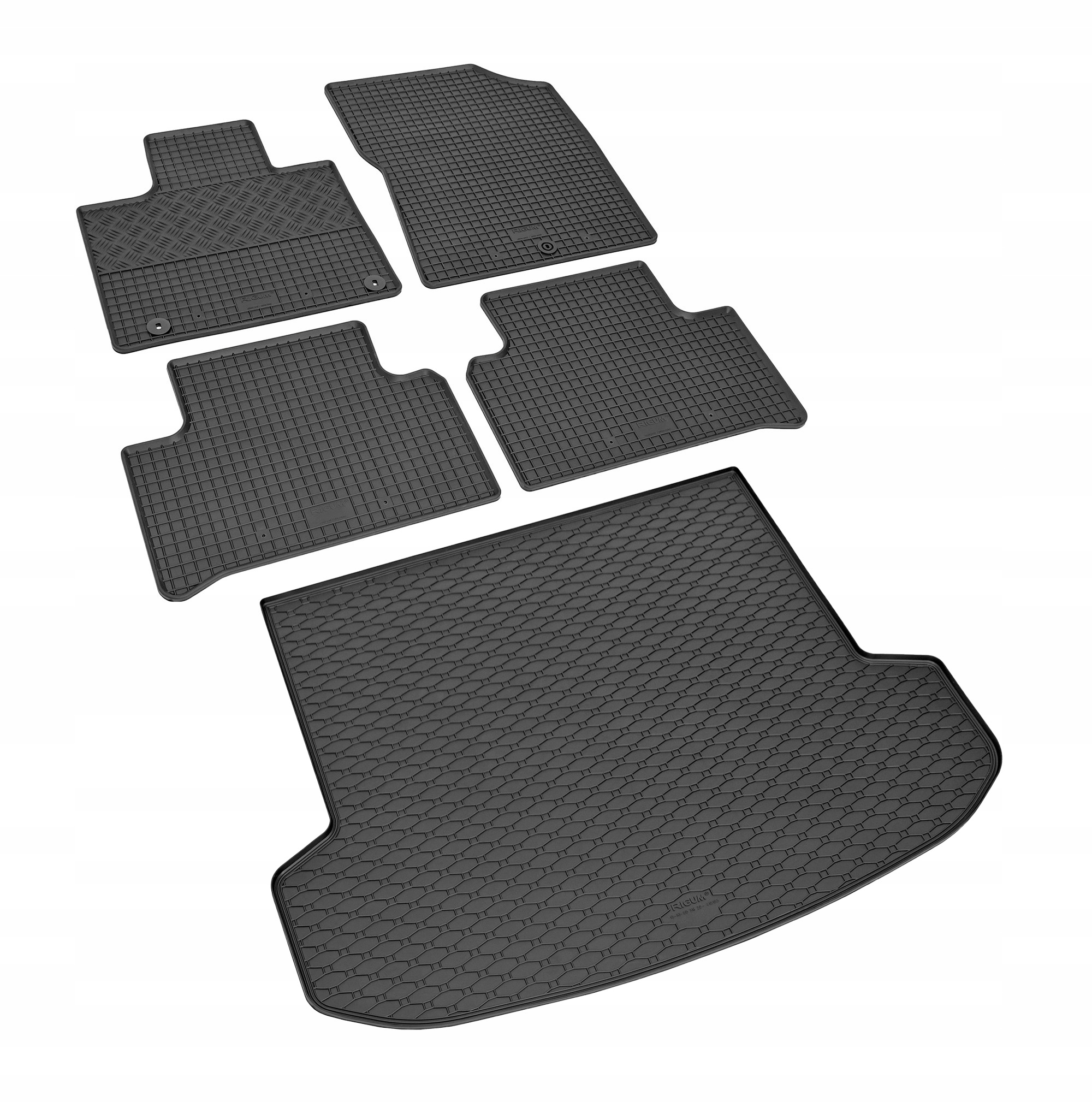 Zestaw dywaników do Kia Sorento 2020 | 5 miejsc - dywaniki gumowe i mata