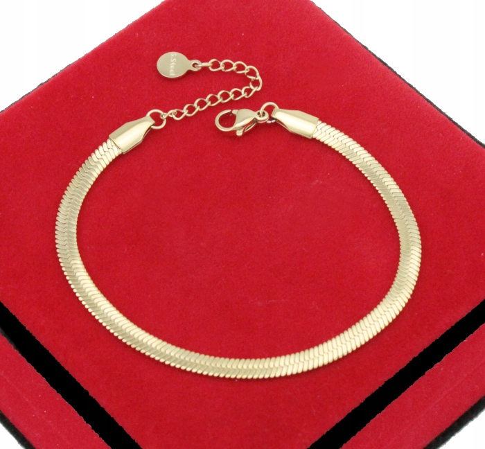 

Bransoletka Złota Żmijka 4 mm Stal Chirurgiczna