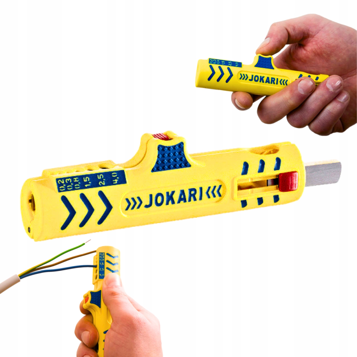 Nóż do ściągania izolacji Jokari ściągacz izolacji kabli Jokari 15 JO30155