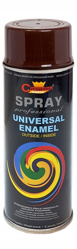 Farba spray uniwersalna 400ml RAL 8016 brązowa