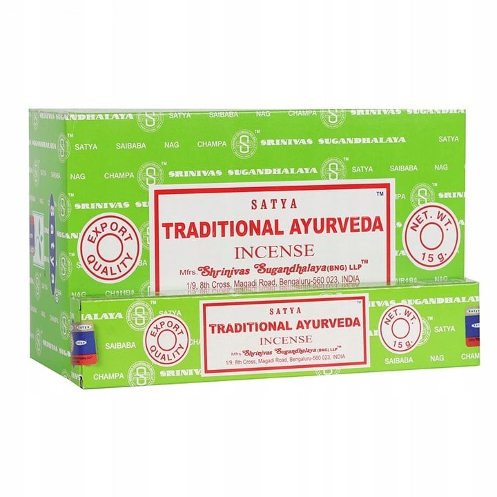 

Naturalne Kadzidło Satya Traditional Ayurveda 15G