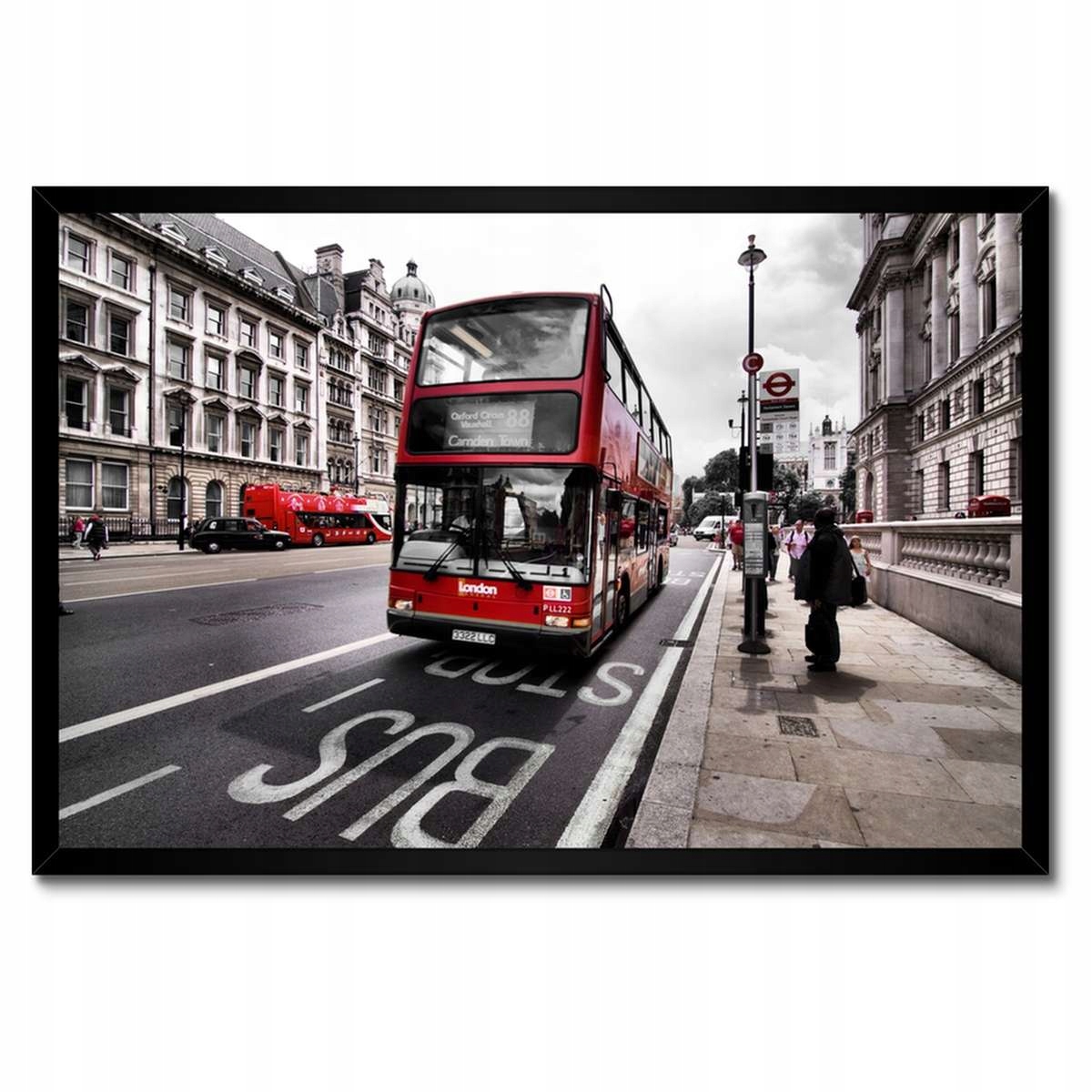 Plakáty v rámu 60x40 Zajímavý londýnský autobus