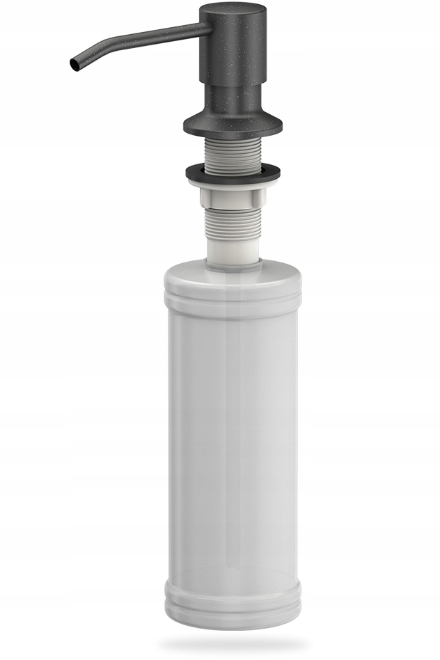 Dozownik Quadron Keira 350 ml czarny nakrapiany