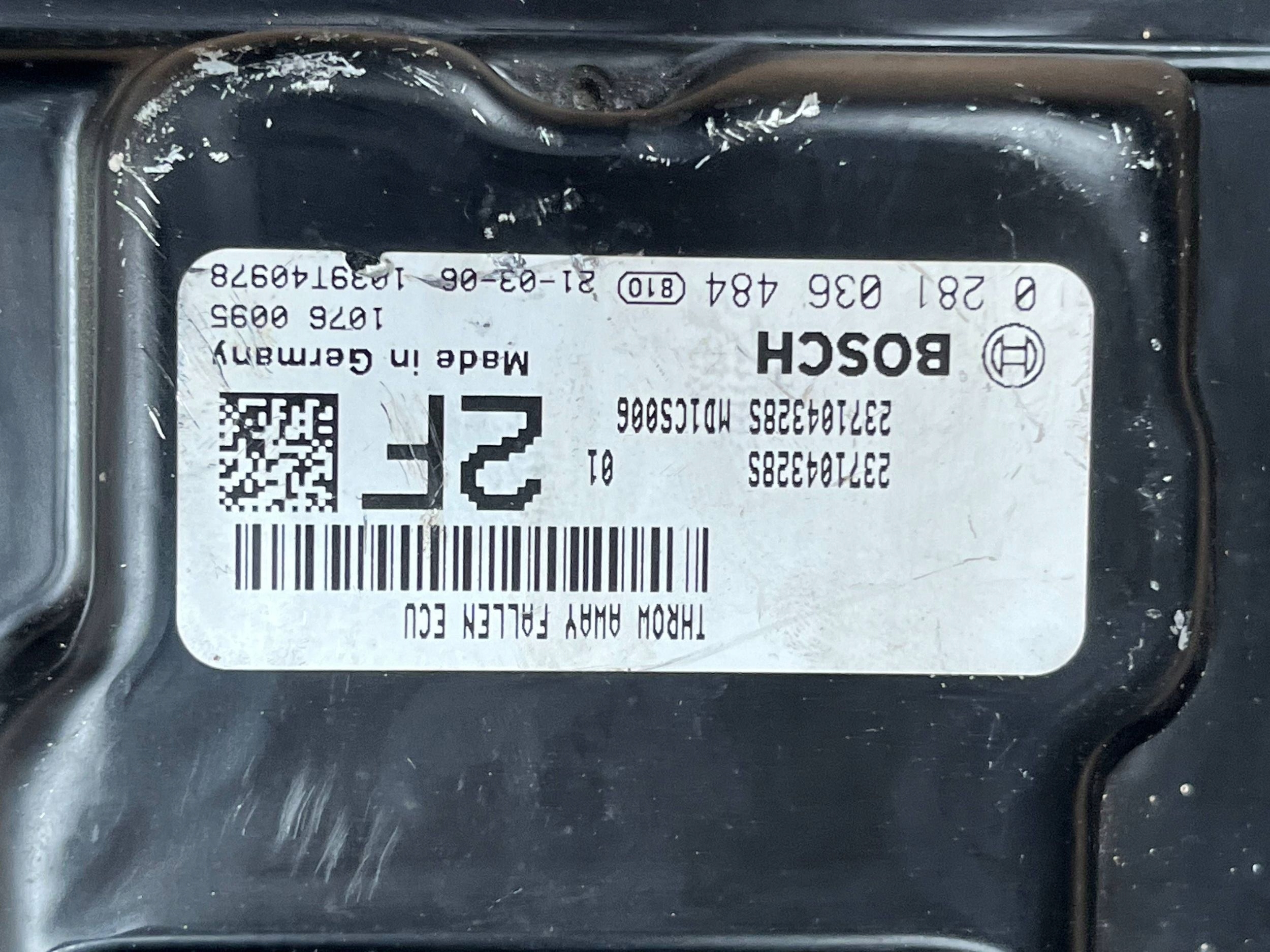 computer control unit RENAULT EXPRESS II 1.5 BLUE dCI 237104328S 0281036484 !J