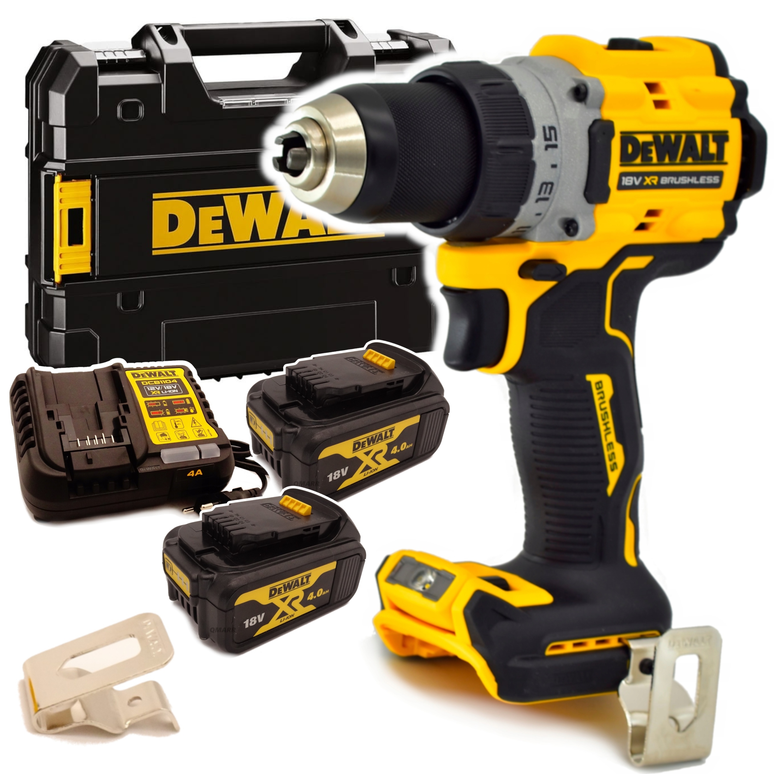 DeWalt DCD800M2 Aku Vrtačka 90nm 2rychlostní 18V Xr Kit 2x4Ah Tstak